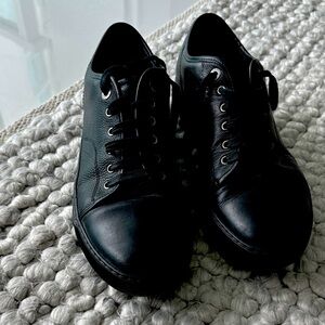 Lanvin Black Leather sneakers
